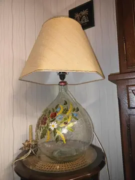 Lampe décoration colorée