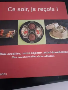 livre cuisine, "ce soir, je reçois"