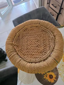 tabouret osier