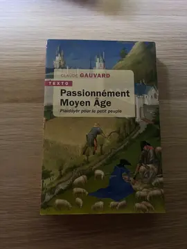 Passionnément Moyen Age de Claude Gauvard.