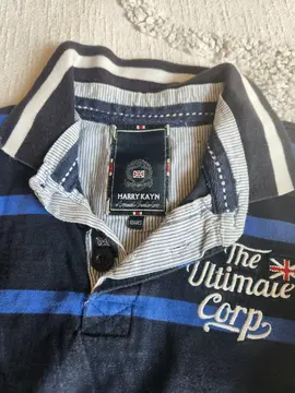 polo garçon rayé