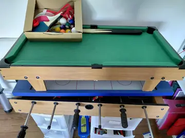 Donne combinés mini billard / mini babyfoot
