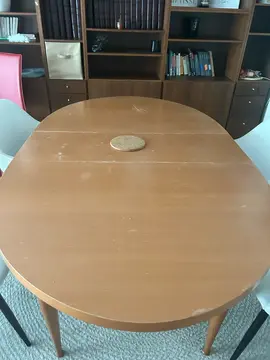 table ligne roset bois massif