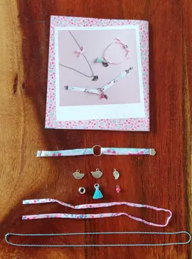 Kit *** incomplet*** 3 bijoux - pièces utilisables - arts créatifs