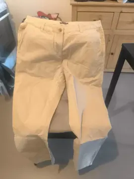 pantalon femme beige