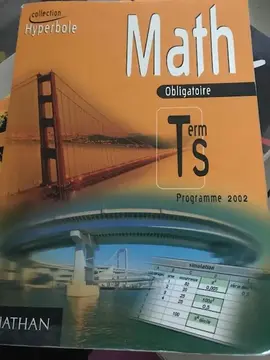 Livre scolaire Maths Terminale
