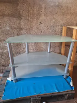 meuble tv en verre