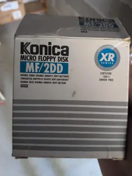 boîte de 7 disquettes 2mo
