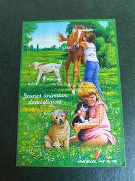 joli bloc timbres France