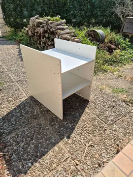 Petit meuble bois blanc