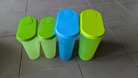 boite de rangement pour nourriture et pot de décoration