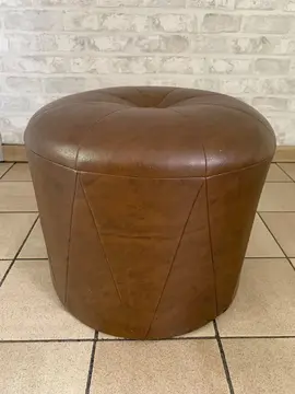 pouf en Sky marron
