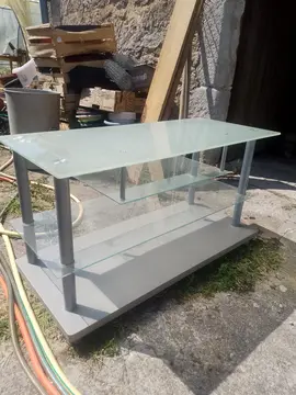 table en verre