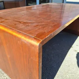 Beau bureau massif + meuble de rangement