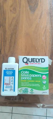 colle et dissou colle à papier peint