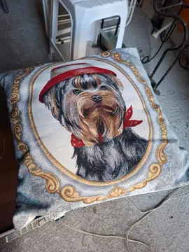 Coussin avec motif Orcher