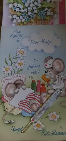 lot de 6 cartes postales