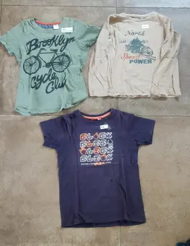 Lot 3 hauts 9/10A - t-shirts - garçons
