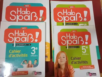 Manuels + Cahiers d'activité Hab Spaß pour enseignants