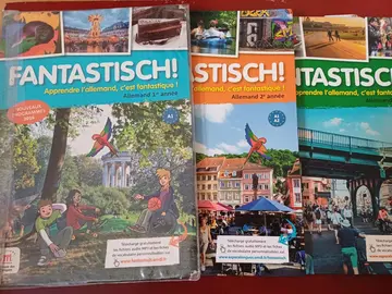 Manuels d'allemand fantastisch 1ère, 2ème et 3ème année