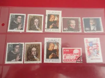 10 timbres oblitérés EUROPA 1980 - différents pays