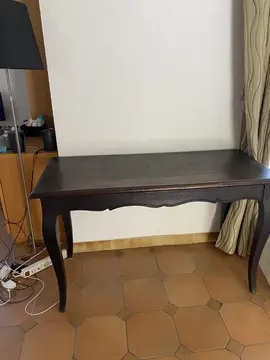 table en bois massif