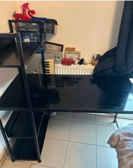 bureau plateau de verre