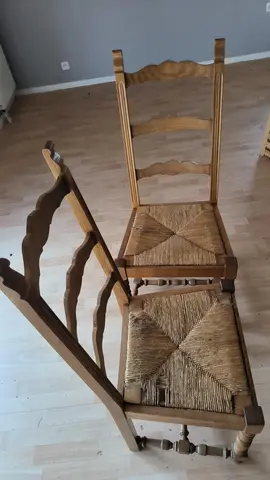 chaises en osier