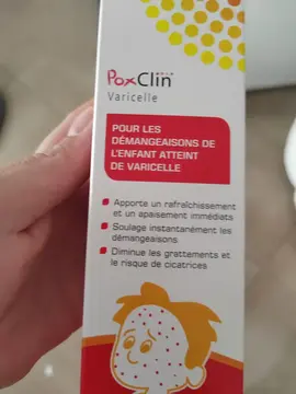 Mousse anti démangeaisons varicelle