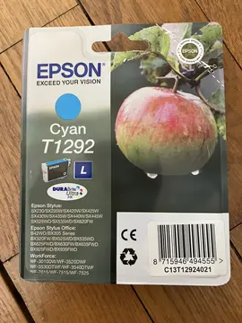 encre Epson Pomme bleu T1292 taille L