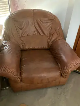 Fauteuil cuir
