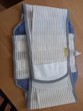 ceinture lombaire blanche