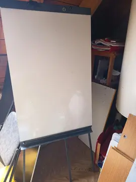 tableau blanc effaçable sur pied