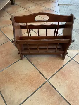 porte revues en chêne