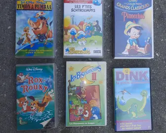 cassettes VHS