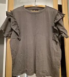 Tee-shirt gris taupe taille S (taille grand)