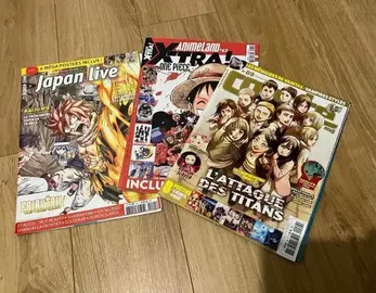 3 magazines manga