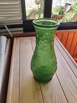vase vert 25cm