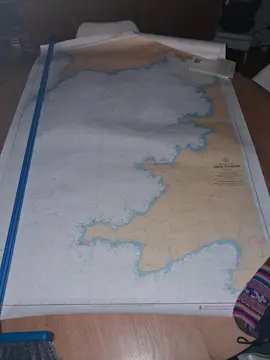 carte marine du golfe d'Ajaccio