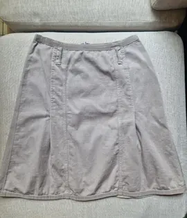 Jupe d'été grise coton taille 38