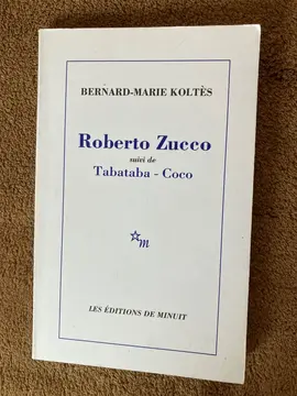 Livre - Roberto Zucco