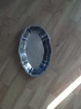 plat oval en inox
