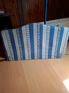 tête de lit (bois et tissu)