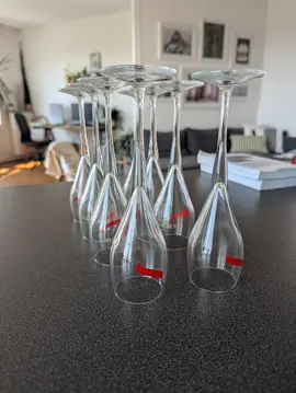 8 coupes de champagne