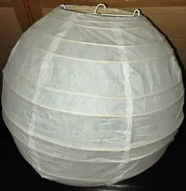 Abat Jour Boule lanterne blanche