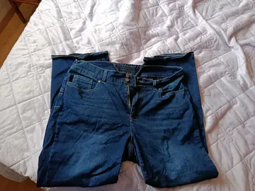 pantalon en jean élastique