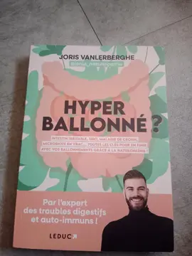 Livre «Hyper ballonné ?» de Joris Banlergerghe