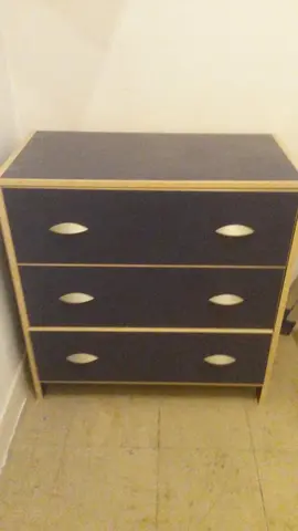 commode bleue