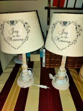 2 Lampes de Chevet 36X14 cm