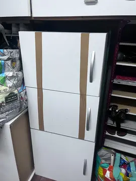 DONNE 3 MEUBLES DE RANGEMENT BLANCS – TRÈS BON ÉTAT